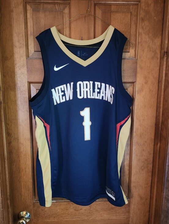Nike Other - Nike Navy and Gold New Orleans Basketball Jersey